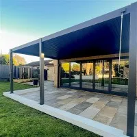 অ্যালুমিনিয়াম ছাদ সহ 12 X 12 Gazebo