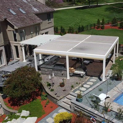 20x20 অ্যালুমিনিয়াম পারগোলা