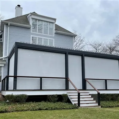 পাশ সহ অ্যালুমিনিয়াম Pergola