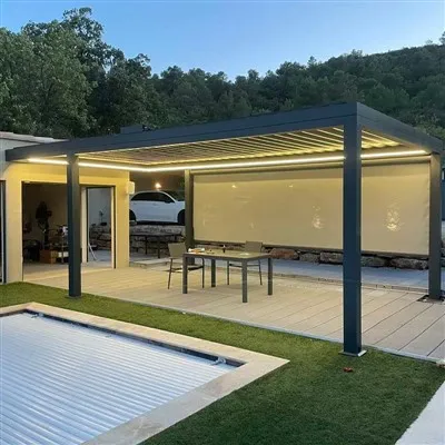 ছায়াযুক্ত অ্যালুমিনিয়াম পারগোলা