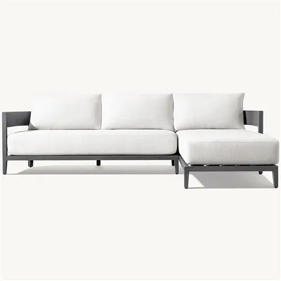 মেটাল আউটডোর কর্নার সোফা