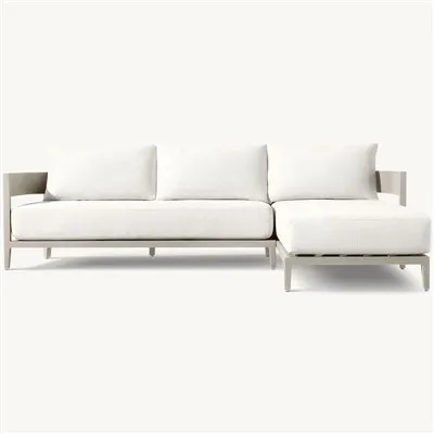 মেটাল আউটডোর বিভাগীয় সোফা