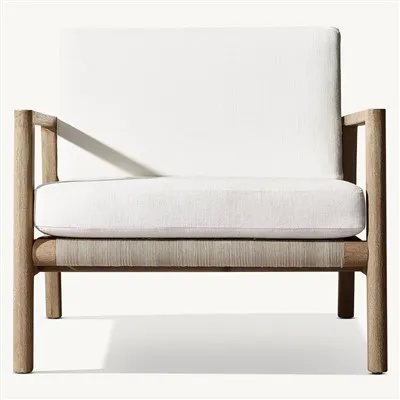 আধুনিক বেতের লাউঞ্জ চেয়ার